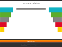 Tablet Screenshot of heimatverein-refrath.de